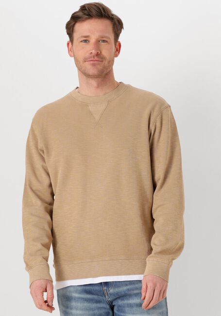 SCOTCH & SODA Chandail GARMENT DYE STRUCTURED SWEATSHIRT Sable - large