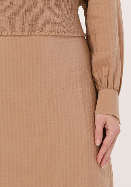 ANOTHER LABEL Jupe midi MALINE SKIRT en camel - large