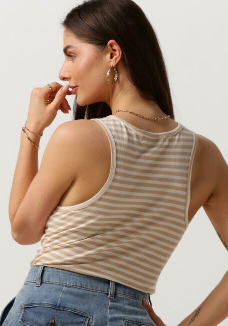 Ecru SIMPLE Top JER-STRIPE-CO-24-1 - large