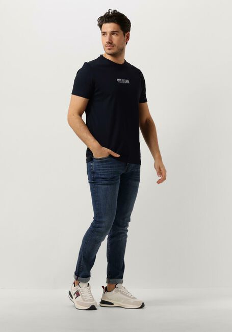 TOMMY HILFIGER T-shirt SMALL HILFIGER TEE Bleu foncé - large