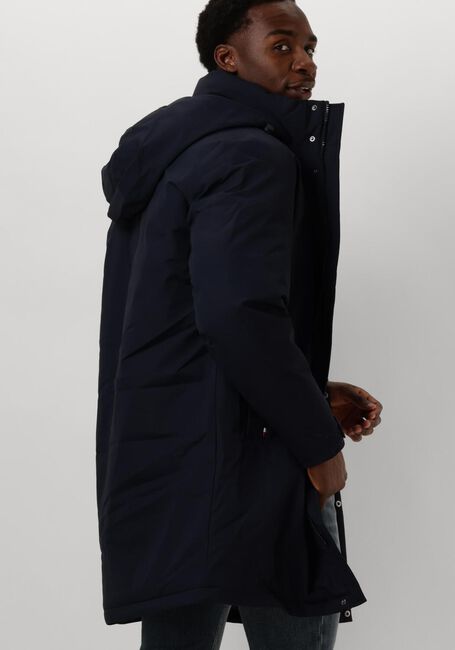 Donkerblauwe TOMMY HILFIGER Jassen TECH PADDED PARKA - large