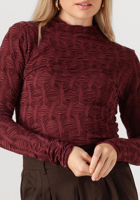 Bordeaux SUMMUM Top TOP SPIDERWEB MESH - large