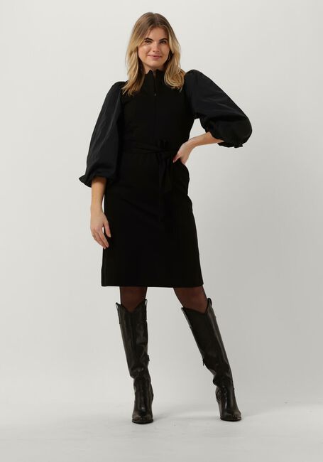 SUMMUM Mini robe DRESS PUNTO MILANO en noir - large