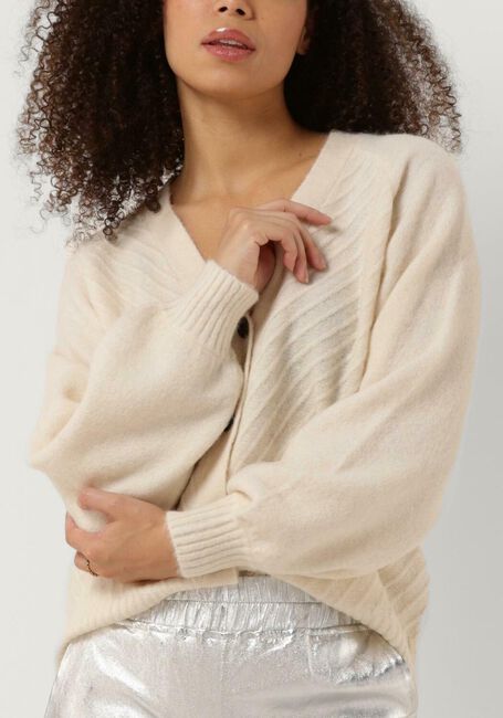 Beige SELECTED FEMME Vest SIF SISSE LS KNIT CARDIGAN - large