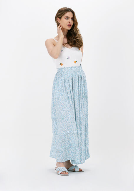 Y.A.S. Jupe maxi YASSTELLI HW ANKLE SKIRT Bleu clair - large