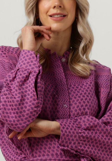 Paarse ROUGH STUDIOS Mini jurk 7400109048008 - large