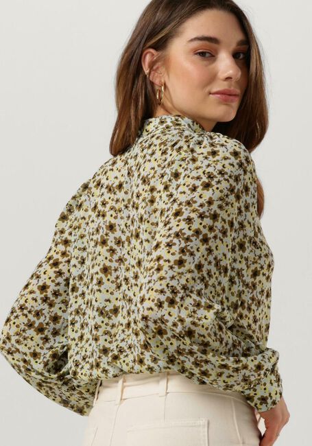 MSCH COPENHAGEN ADALIA RIKKELIE TOP AOP Blouses en vert - large