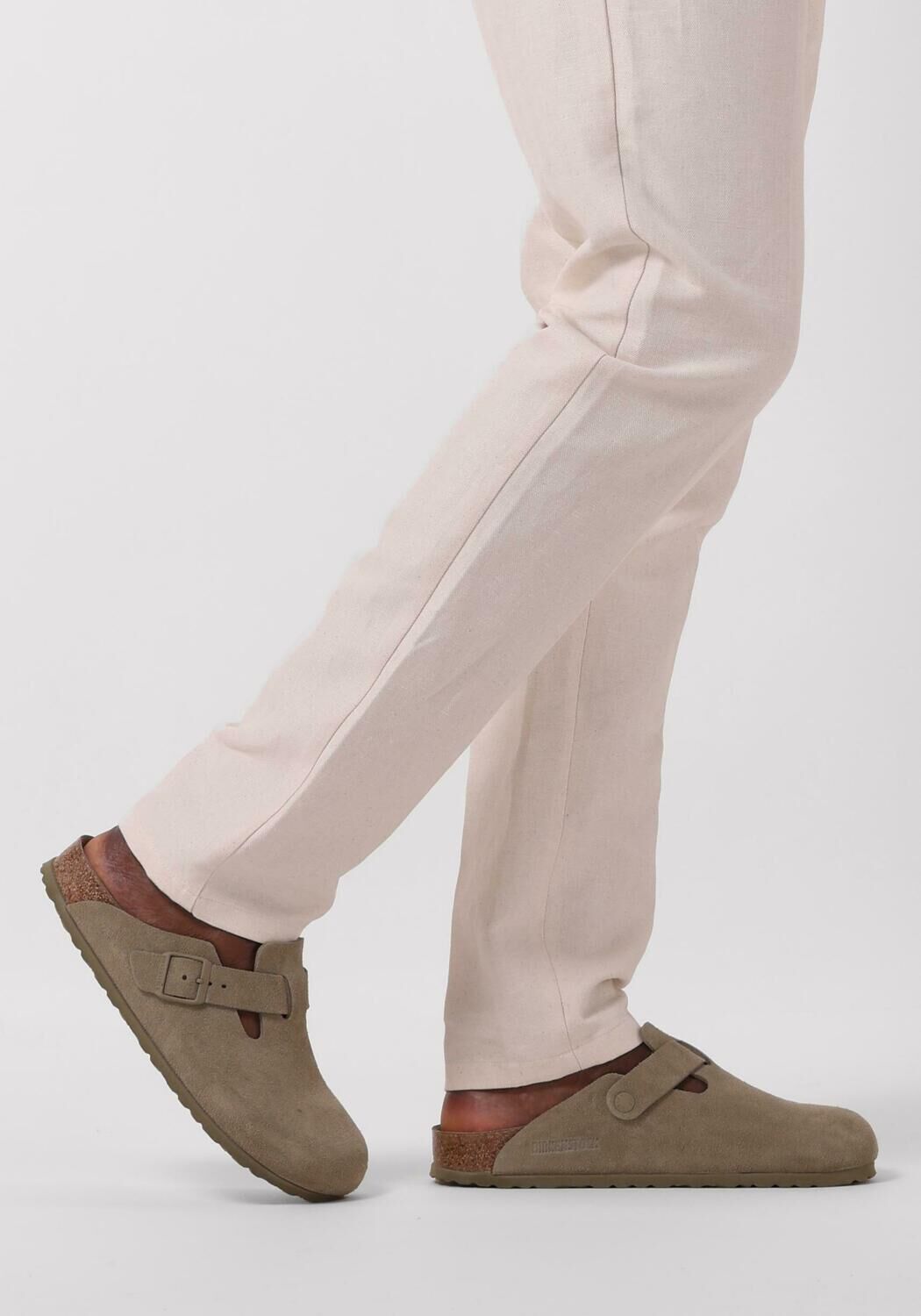 Groene BIRKENSTOCK Instappers BOSTON HEREN - large