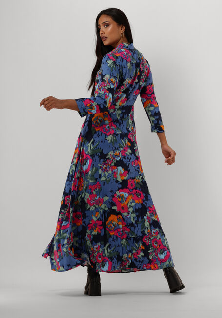 Y.A.S. Robe maxi YASSAVANNA LONG SHIRT DRESS en bleu - large