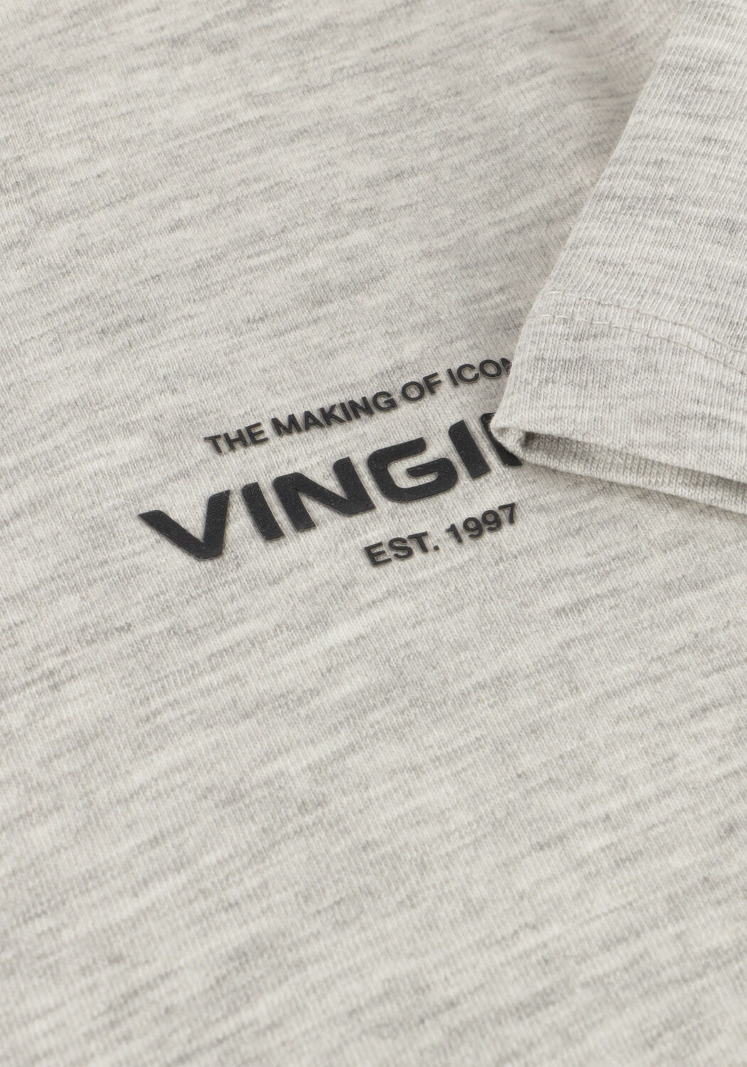 Lichtgrijze VINGINO T-shirt BASIC OVERSIZED - large