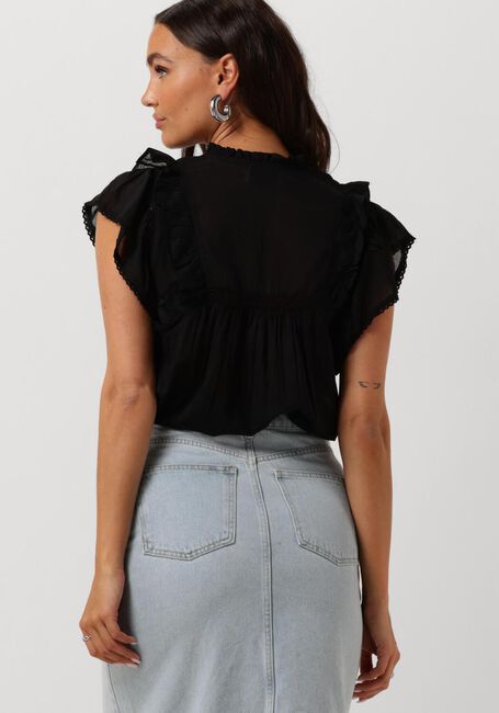 Zwarte NEO NOIR  JAYLA S VOILE TOP - large