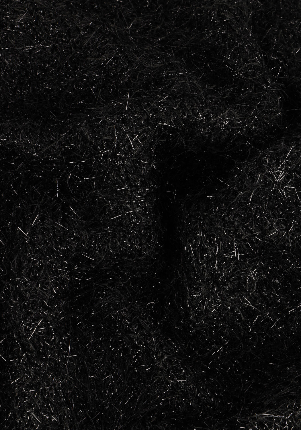 ANOTHER LABEL Pull JACKY KNITTED PULL en noir - large