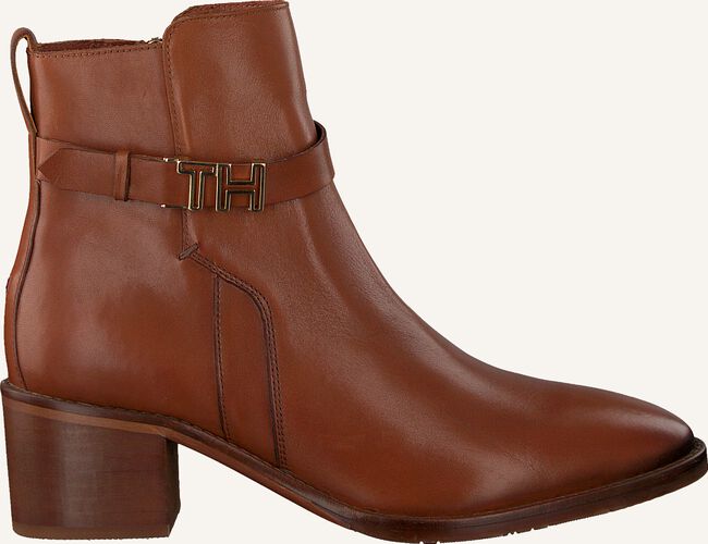 Cognac TOMMY HILFIGER Enkellaarsjes TH HARDWARE MID Cognac TOMMY HILFIGER Enkellaarsjes TH HARDWARE MID - large