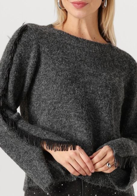 Donkergrijze MOVES Trui MALOU JUMPER 4365 - large