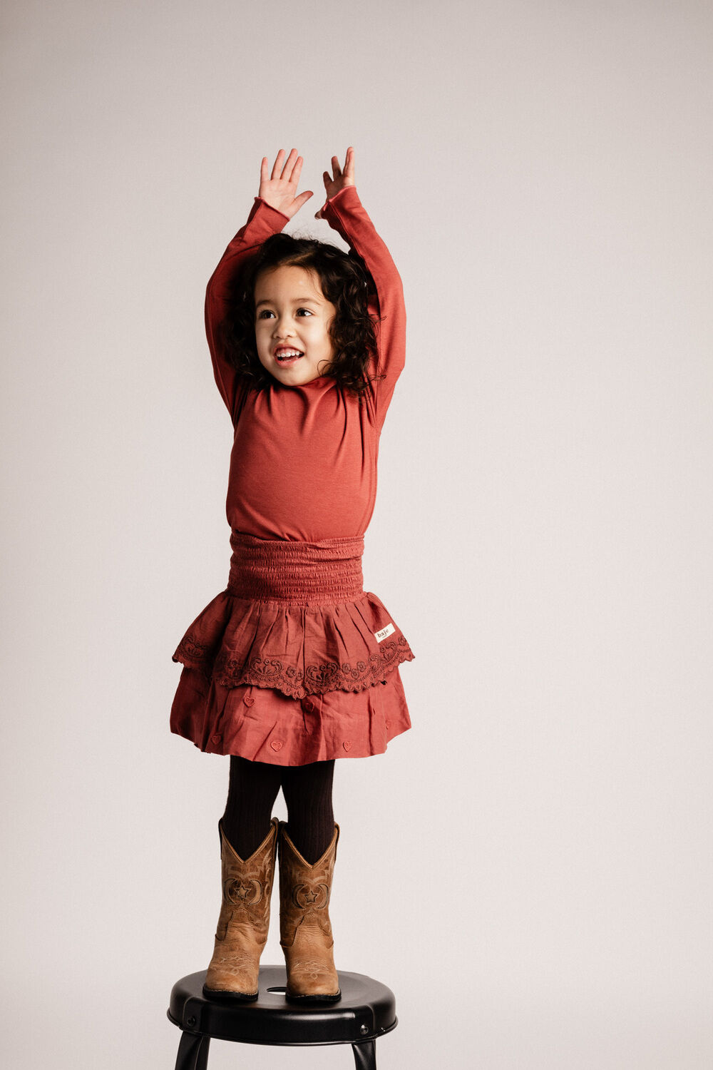 BAJE STUDIO Haut AROSA en rouge - large