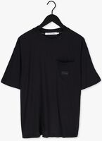 CALVIN KLEIN T-shirt SHRUNKEN BADGE POCKET TEE en noir