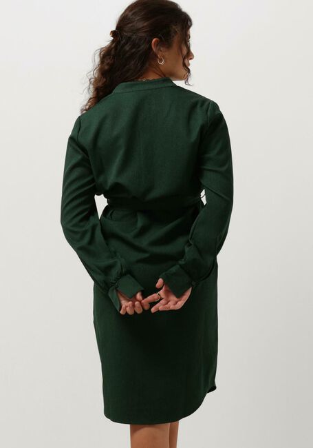Donkergroene ANOTHER LABEL Mini jurk DALYCE DRESS L/S - large