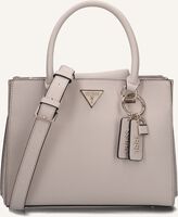 Taupe GUESS Handtas NOELLE GIRLFRIEND SATCHEL - medium