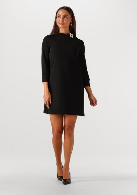 Zwarte ANA ALCAZAR Mini jurk DRESS NECK CLASP - large