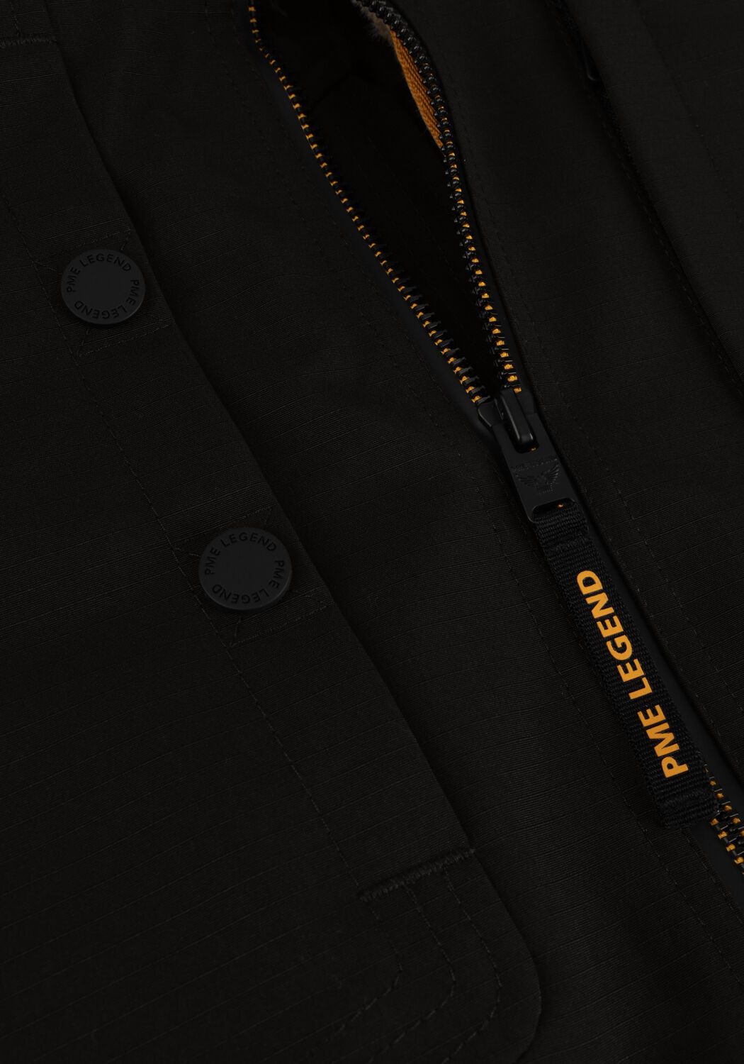 PME LEGEND Parkas SEMI LONG JACKET SNOWPACK ICON 2.0 TRAIL RIPSTOP en noir - large