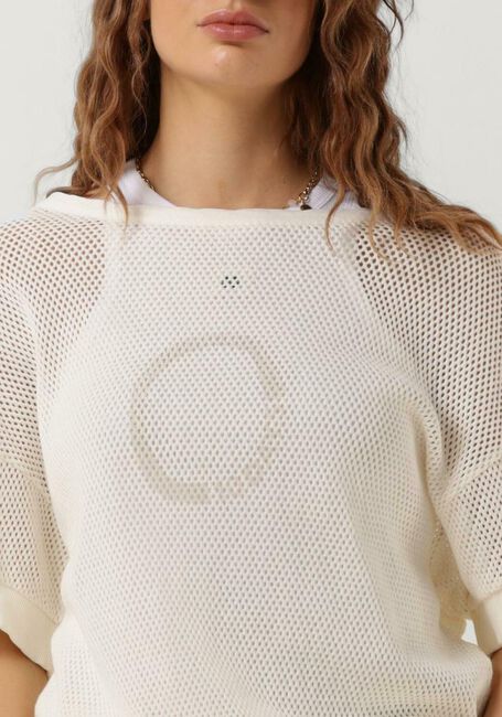 10DAYS T-shirt MESH TEE Écru - large