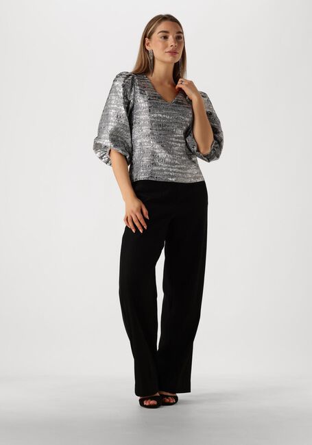 Grijze MINUS  MSMELBI V-NECK BLOUSE Grijze MINUS  MSMELBI V-NECK BLOUSE - large