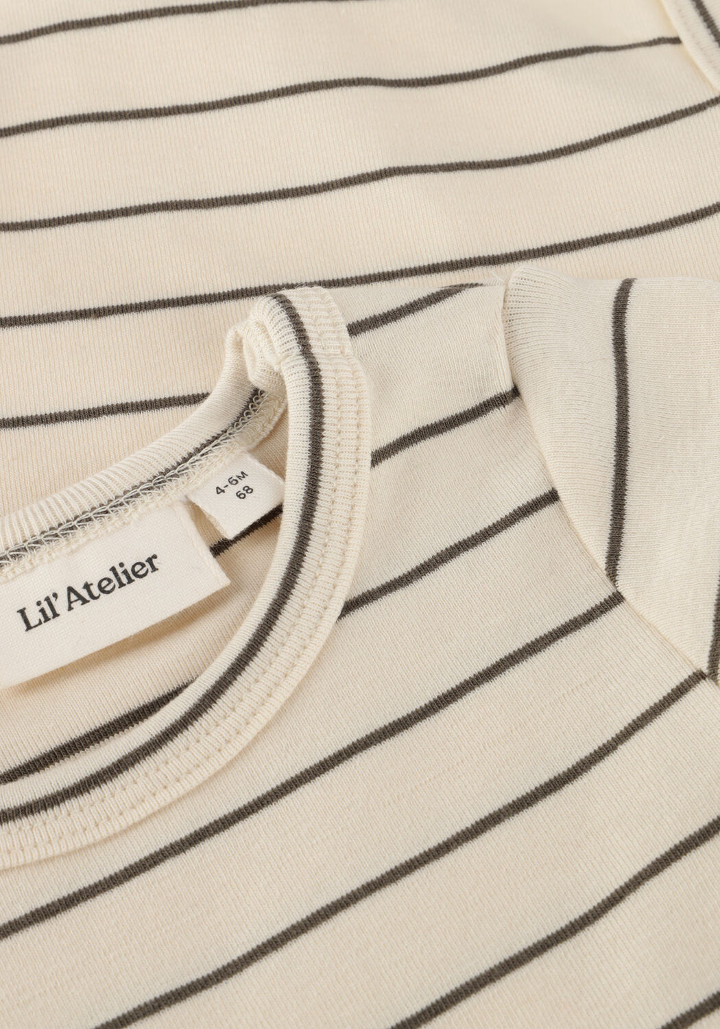 Ecru LIL' ATELIER  NBMGEO LIM LS SLIM BODY LIL - large