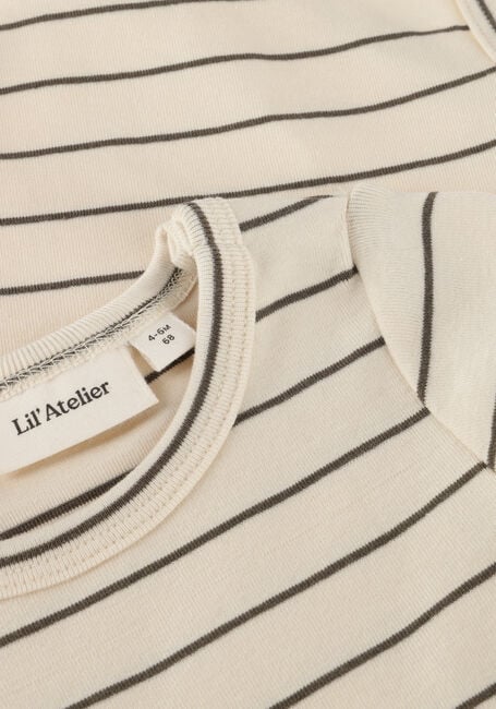 LIL' ATELIER Grenouillères NBMGEO LIM LS SLIM BODY LIL en blanc - large