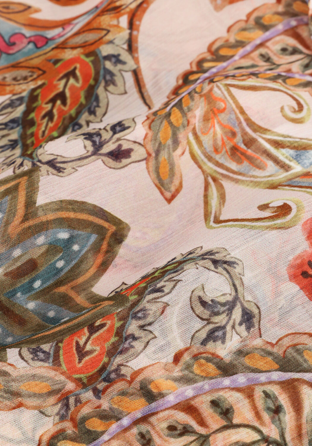 ACCESS PAISLEY PRINT BLOUSE RUFFLES Blouses en jaune - large