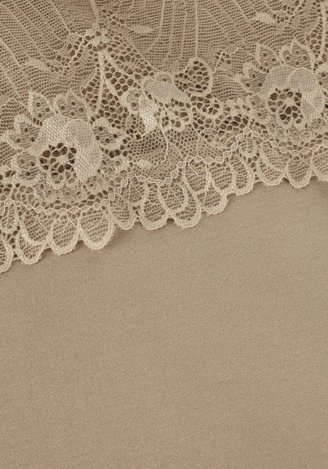 Beige MINUS Top VANESSA HIGH NECK - large