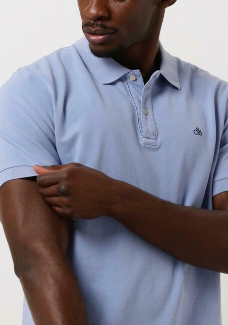 SCOTCH & SODA Polo GARMENT DYE ORGANIC COTTON PIQUE POLO en bleu - large
