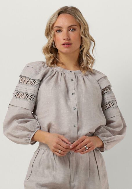 Grijze RESORT FINEST  BLOUSE CHIC - large