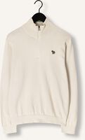 PS PAUL SMITH Pull MENS SWEATER ZIP NECK ZEB BAD Gris clair PS PAUL SMITH Pull MENS SWEATER ZIP NECK ZEB BAD Gris clair - medium
