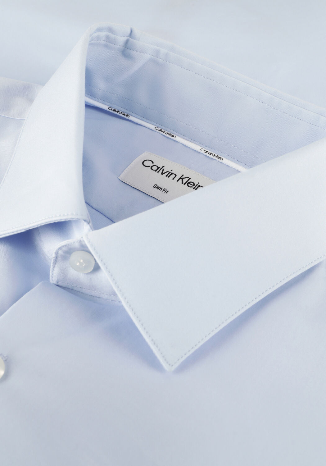 CALVIN KLEIN Chemise classique POPLIN STRETCH SLIM SHIRT Bleu clair - large