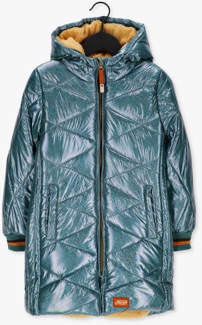 Lichtblauwe MOODSTREET Gewatteerde jas M207-5215 - large