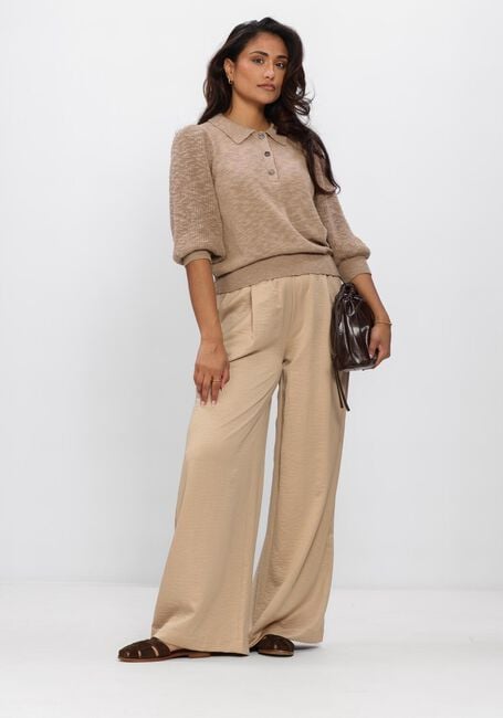 RUBY TUESDAY Pantalon large CAULIN en beige - large