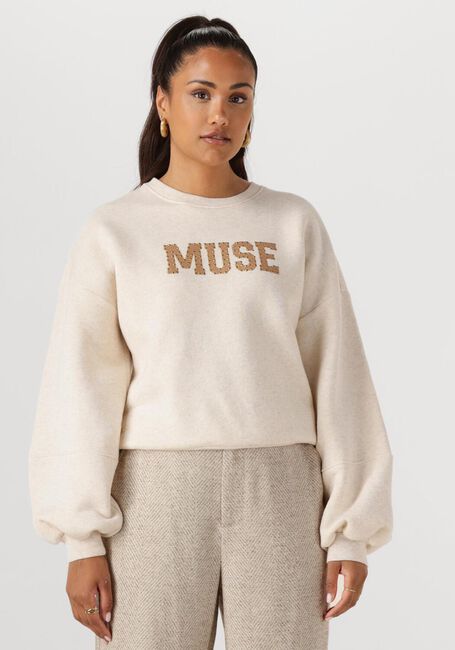 NUKUS Chandail MUSE PULLOVER en beige - large