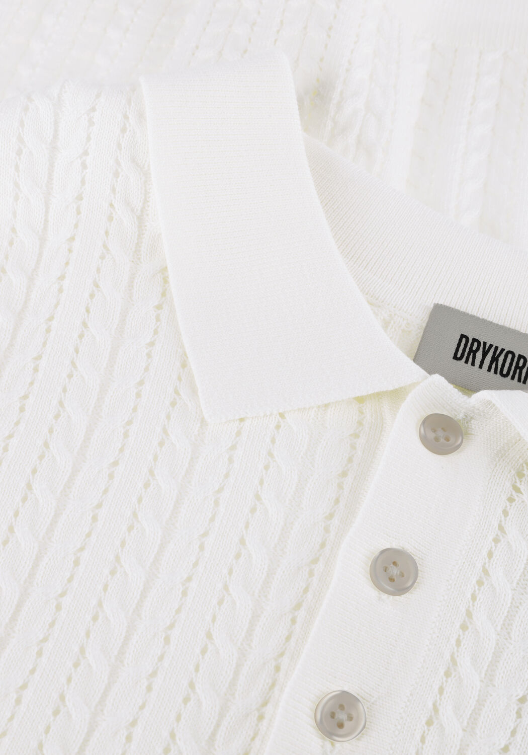 Ecru DRYKORN Polo TRITON 420197 - large