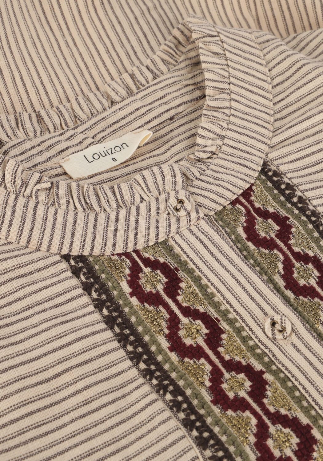 LOUIZON BANDITA Blouses Cr&egrave;me - large