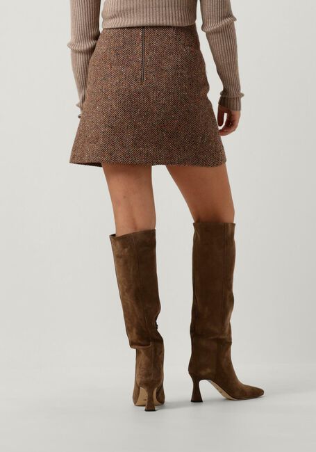 VANESSA BRUNO Mini-jupe MIMI en marron - large