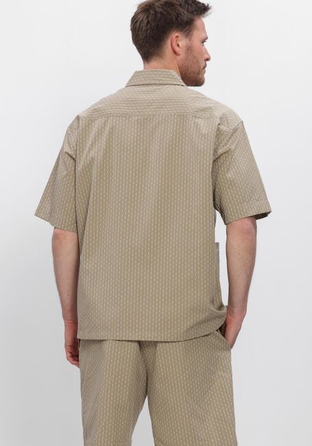 WOODBIRD Chemise d&eacute;contract&eacute; WBWANG SHIKO SHIRT Kaki - large