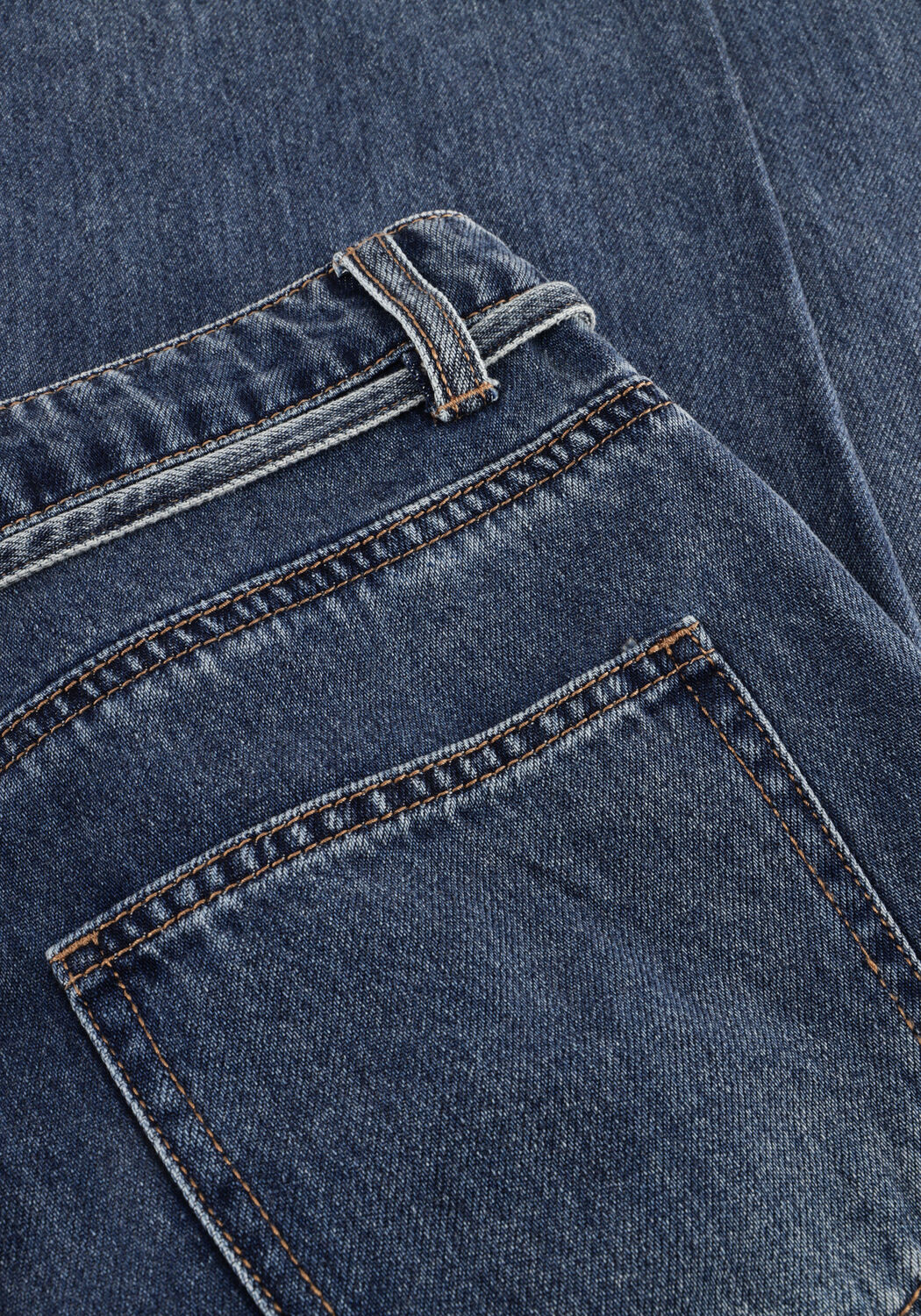 Blauwe OBJECT Wide jeans OBJROSIE MW WIDE JEANS - large