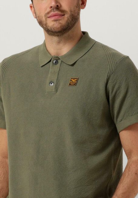 PME LEGEND Polo SHORT SLEEVE POLO KNITTED en vert - large