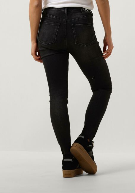 CALVIN KLEIN Skinny jeans HIGH RISE SUPER SKINNY ANKLE en noir - large