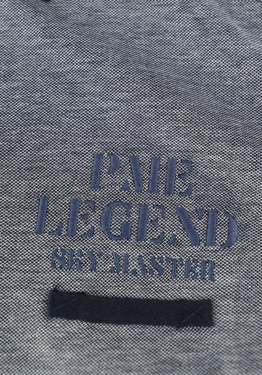 Donkergrijze PME LEGEND Polo SHORT SLEEVE POLO TWO TONE PIQUE - large