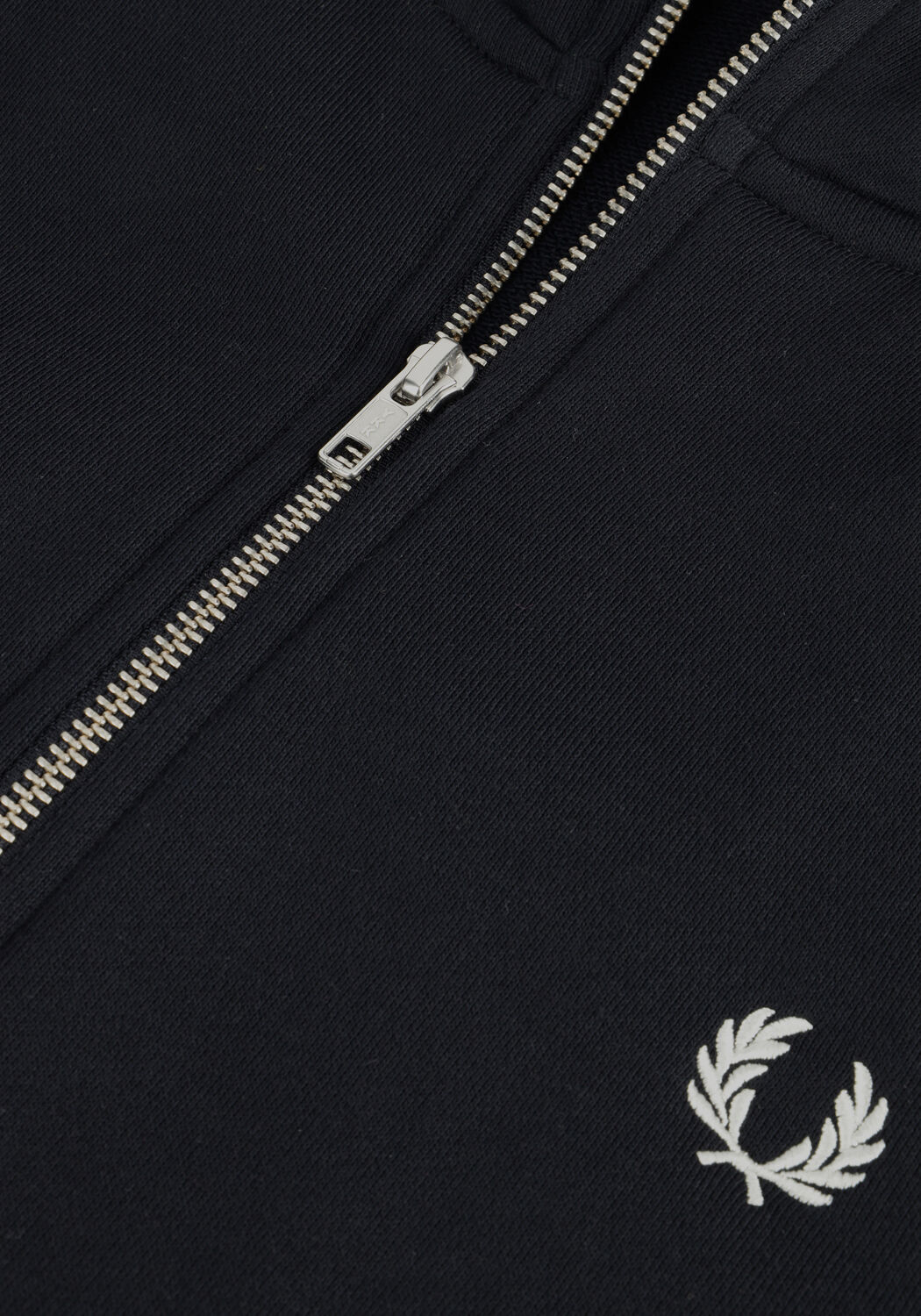 FRED PERRY Gilet HOODED ZIP THROUGH SWEATSHIRT Bleu fonc&eacute; - large