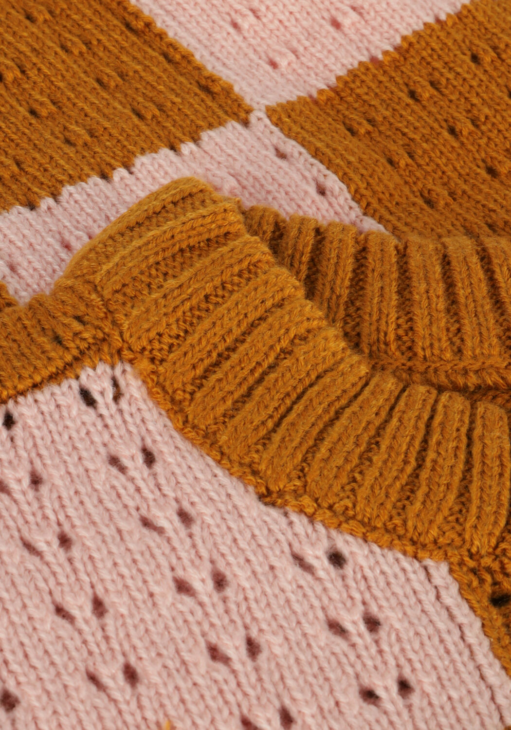 INDIAN BLUE JEANS Pull KNITWEAR BLOCK en marron - large