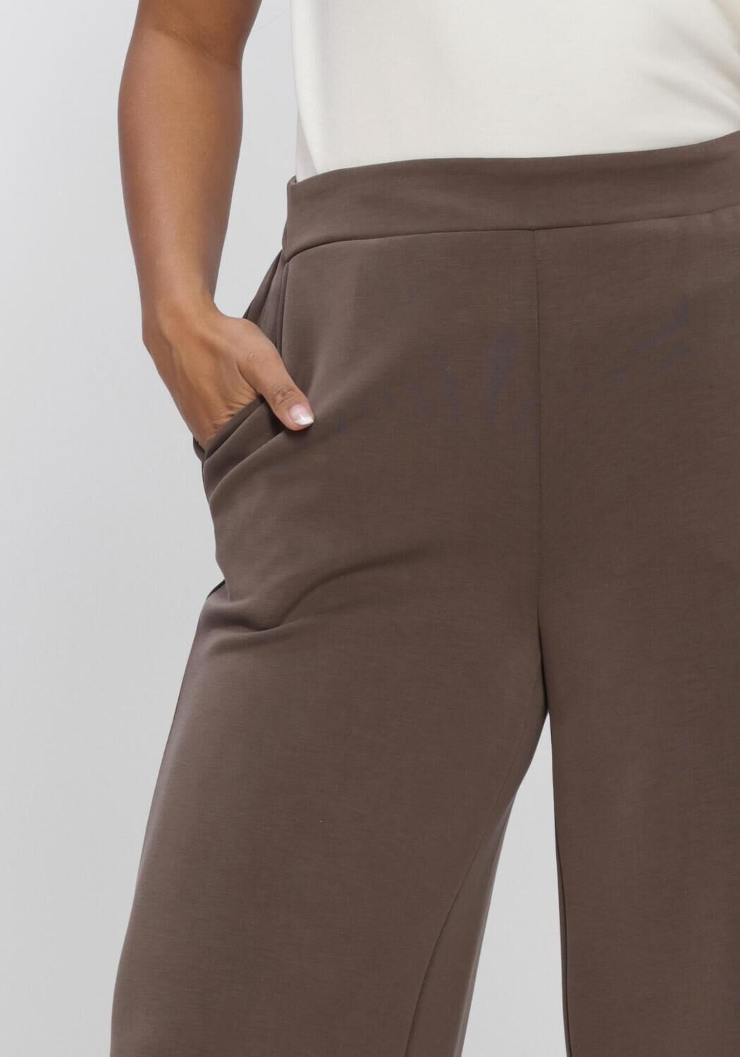 MY ESSENTIAL WARDROBE Pantalon large MWHELLE WIDE PANT en marron - large