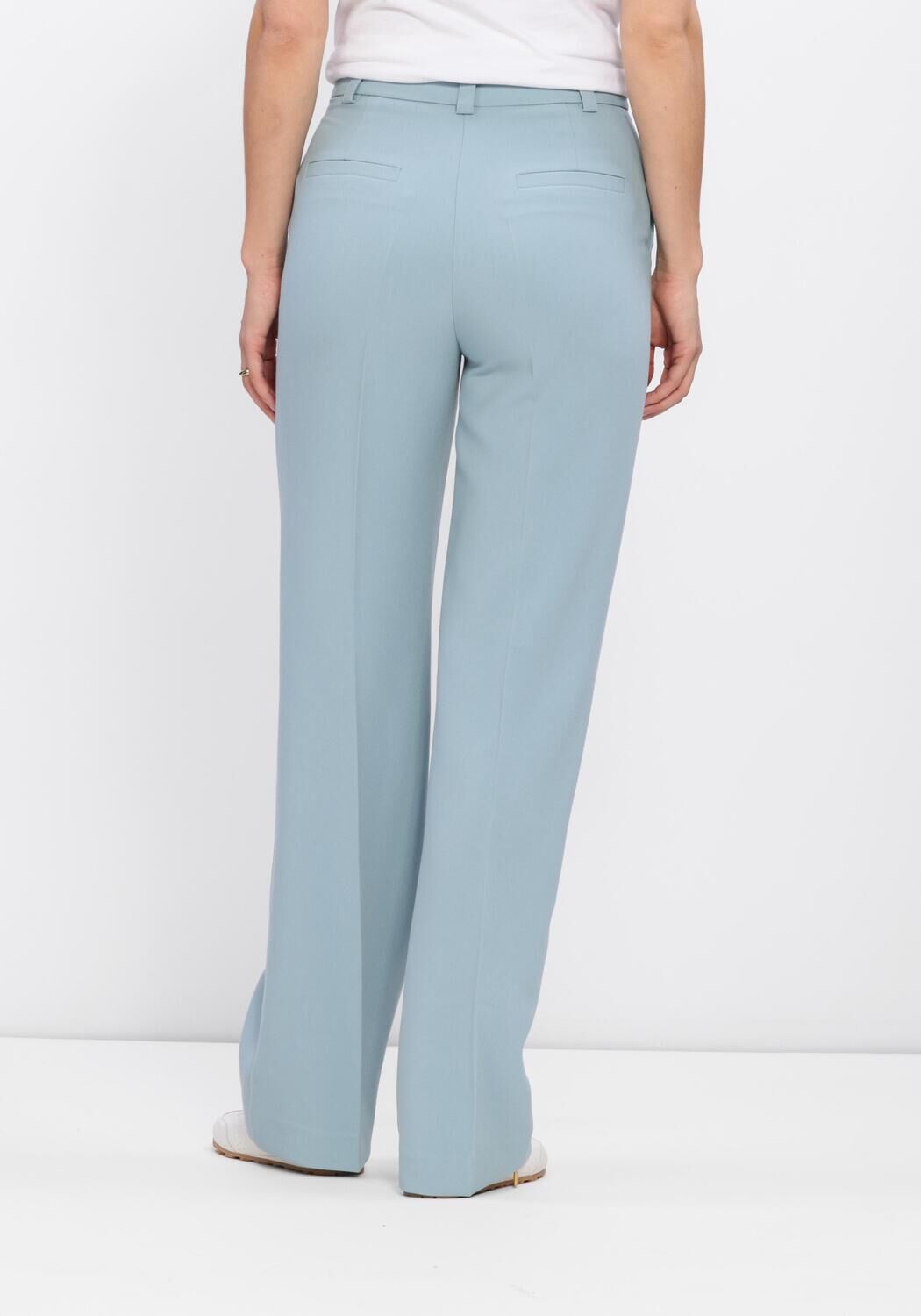 MODSTR&Ouml;M Pantalon large GALE PANTS Bleu clair - large