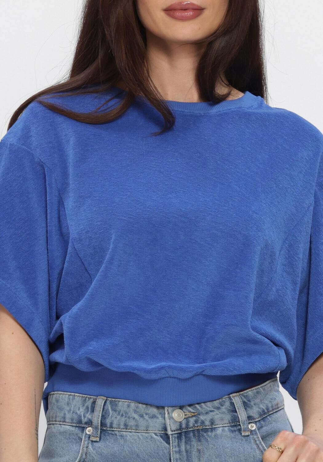 Blauwe BY-BAR Tops & T-shirts NUKI SLUB TOP - large